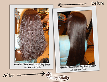 Keratin Before and After